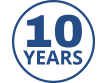 Icon highlighting 10+ years serving Ohio businesses with dependable commercial HVAC services