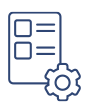 Icon illustrating customized maintenance plans for commercial boiler systems to improve efficiency and reduce breakdowns.
